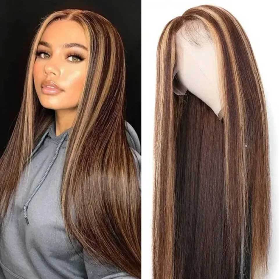 Front Lace Piano Pick Human Hair Wigs