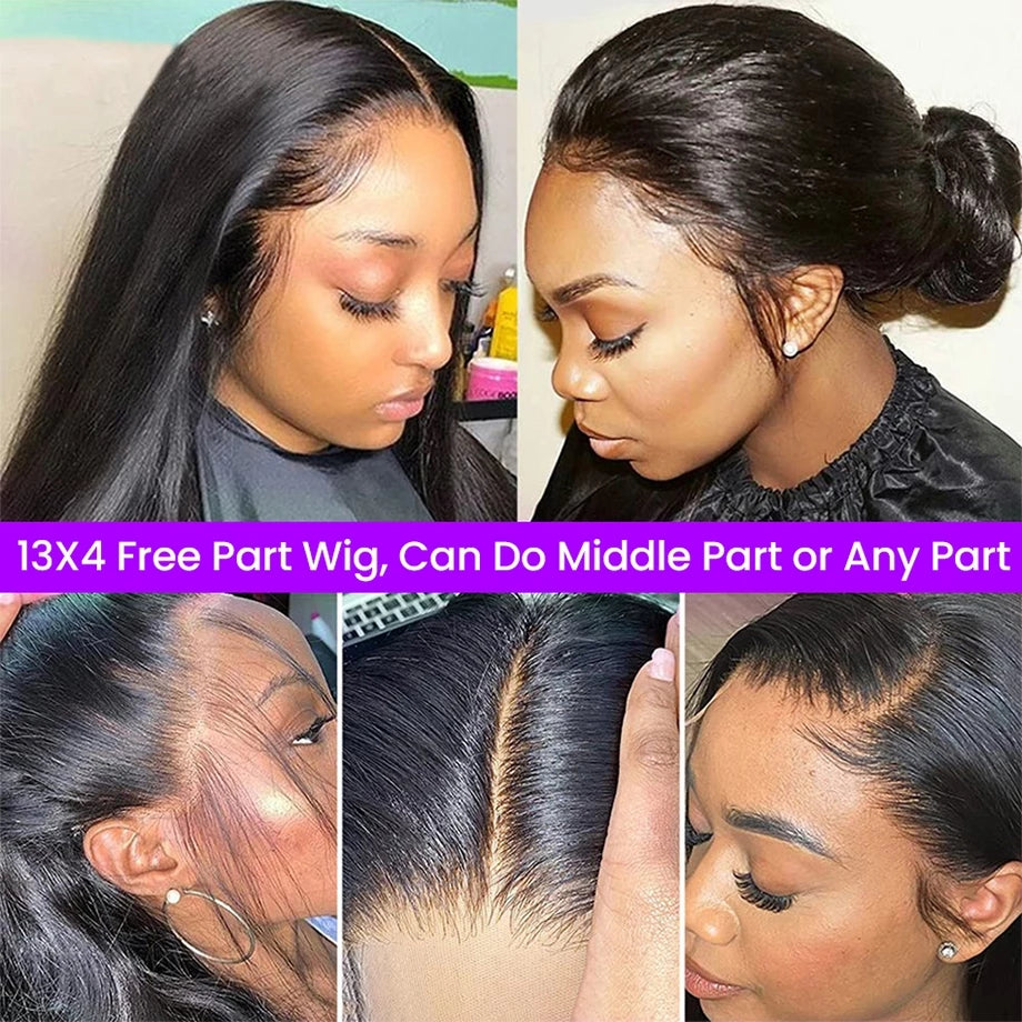 Transparent Lace Front Human Hair Wigs