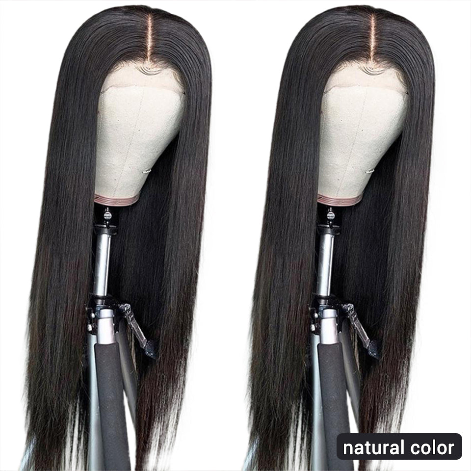 Long Straight Hair Wine Red Wigs