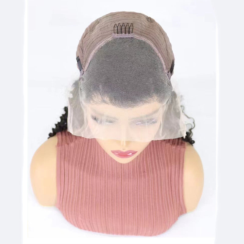 Solid Color Half Lace Hair Human Wigs