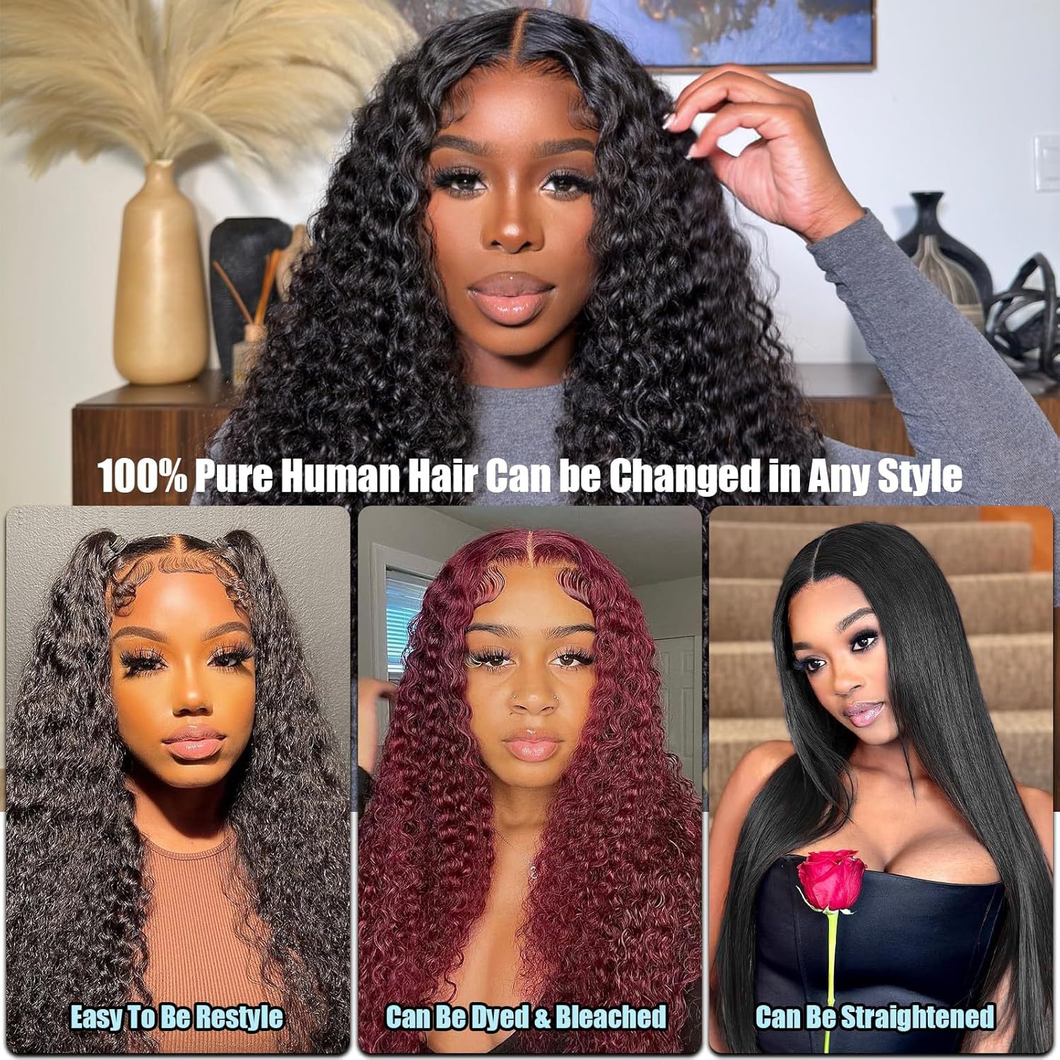 Front Lace Human Hair Wigs