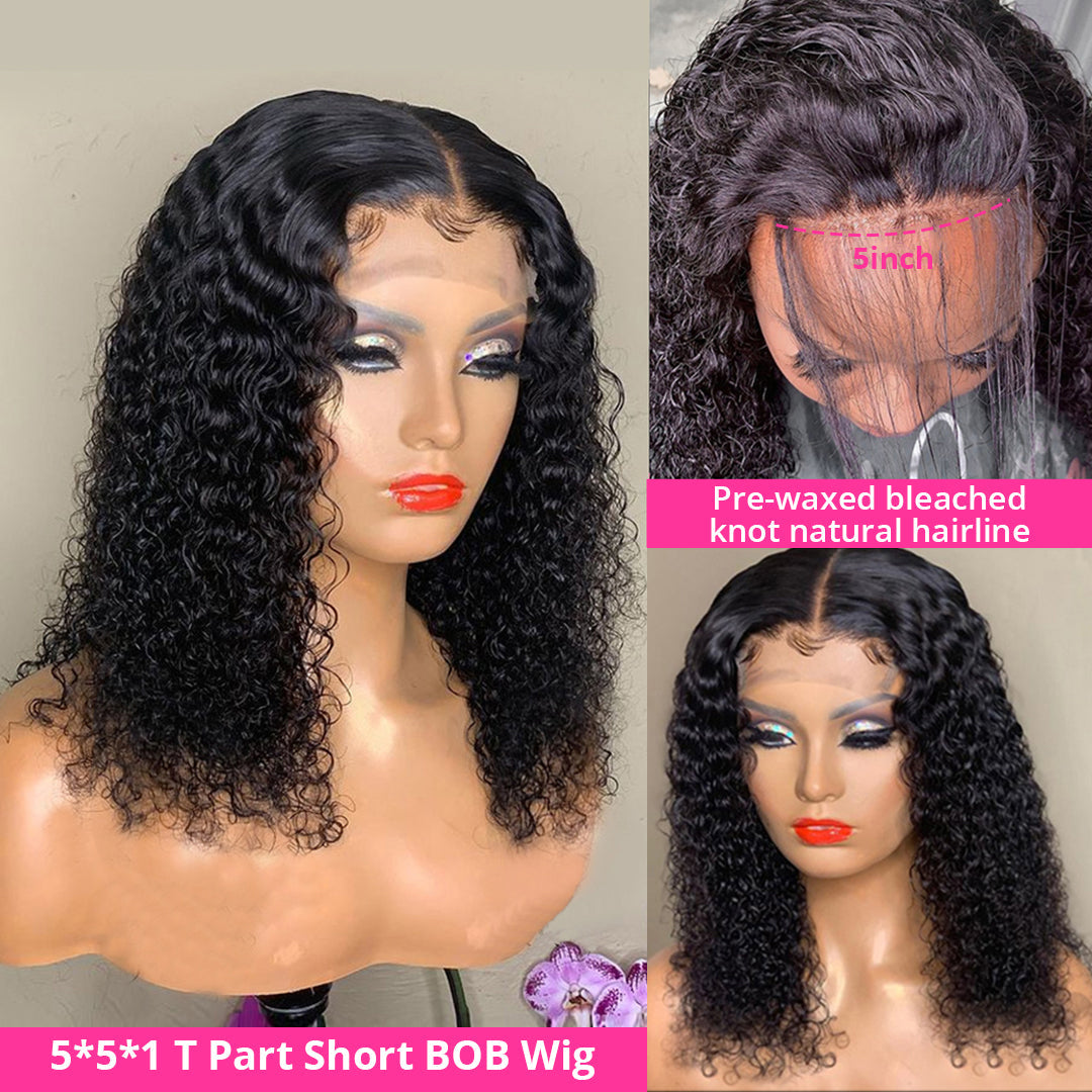 Loose Deep Wave Short Bob Wigs