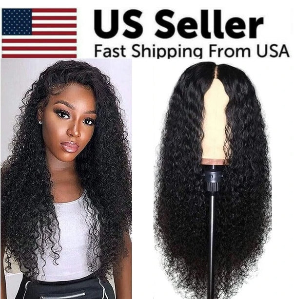 Brazilian Human Long Curly Lace Wigs