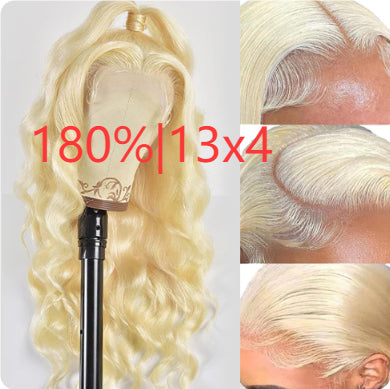 Hand-woven Front Lace Synthetic Wigs