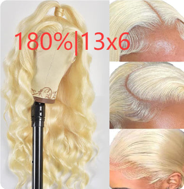 Hand-woven Front Lace Synthetic Wigs