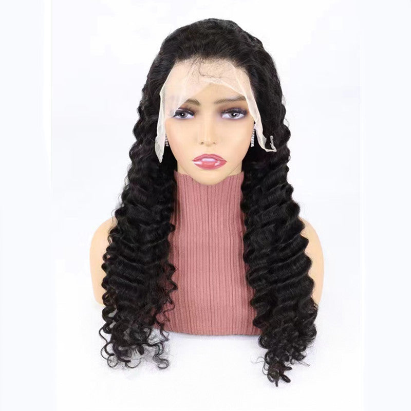Solid Color Half Lace Hair Human Wigs