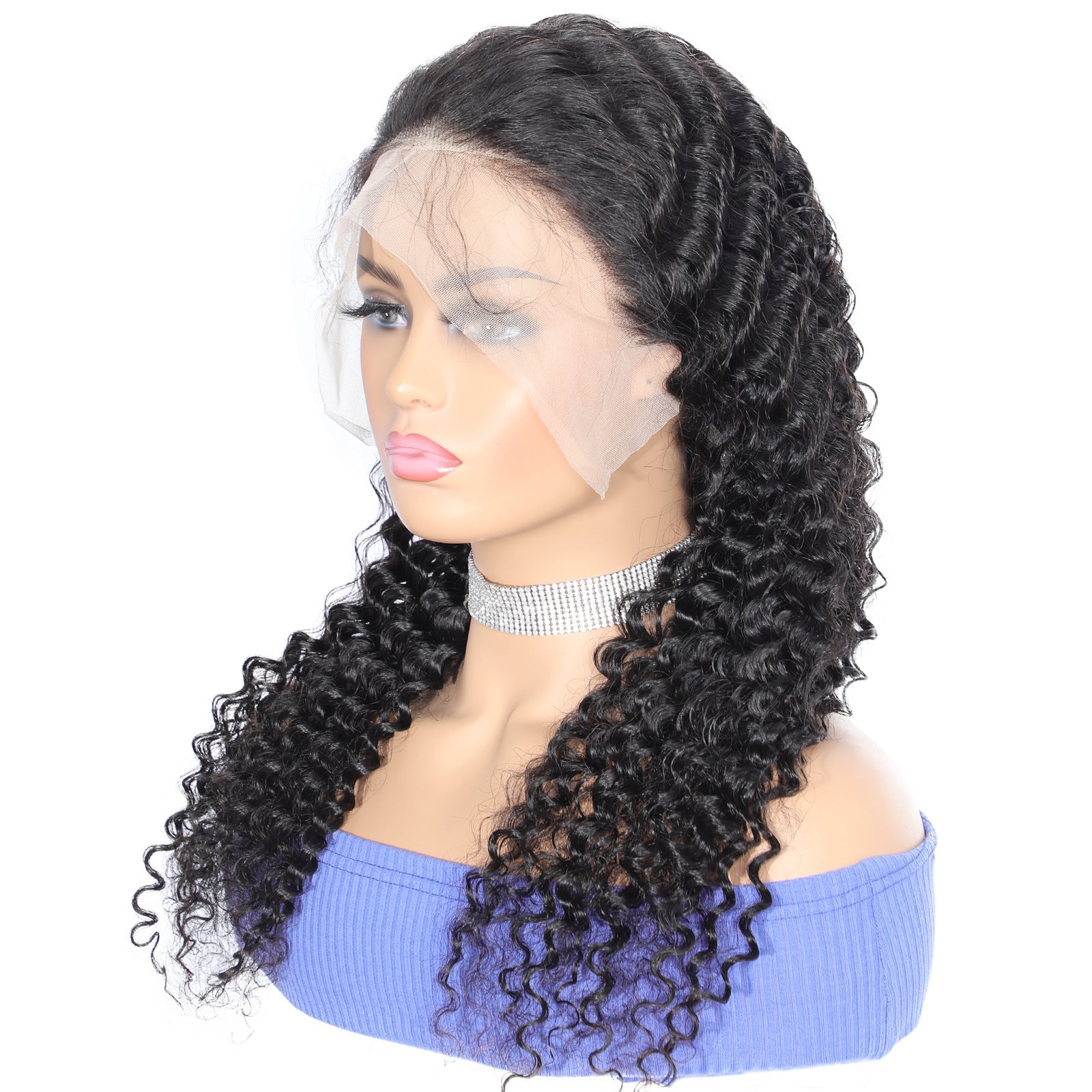 Personalized Lace Headgear Human Hair Wigs