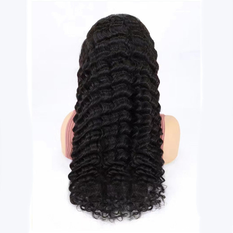Solid Color Half Lace Hair Human Wigs