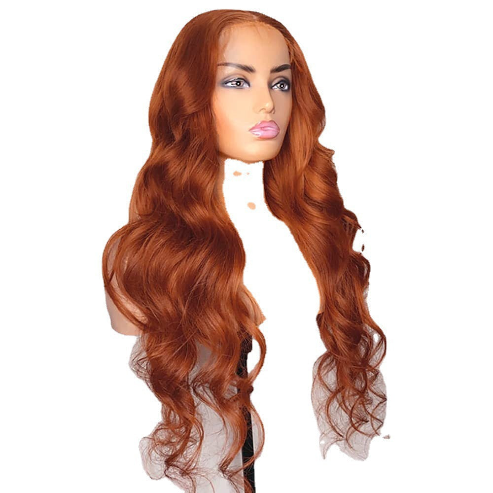 Mid-length Wave Front Lace Synthetic Wigs
