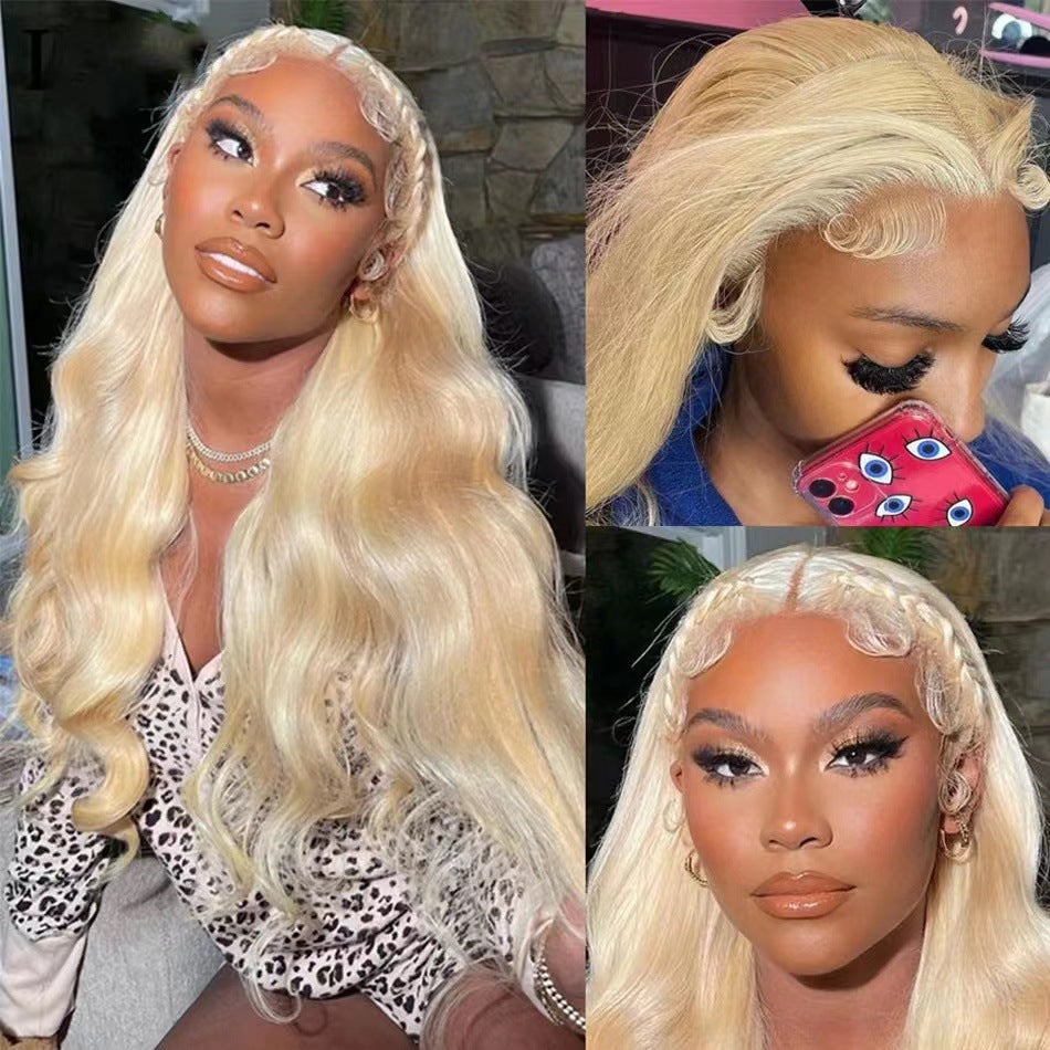 Piano-Color Long Curly Hair Wigs