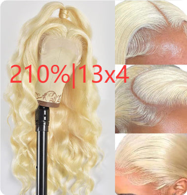 Hand-woven Front Lace Synthetic Wigs