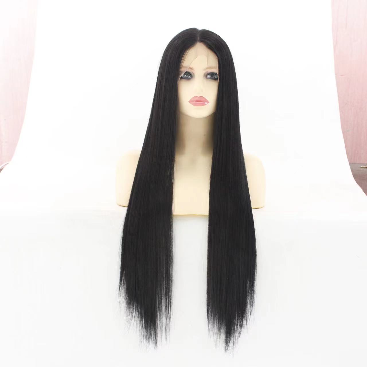 Front Lace Mid-length Synthetic Wigs