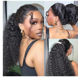 Ladies Front Lace Synthetic Wigs